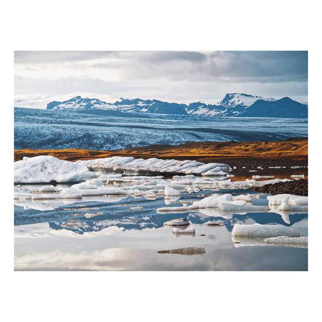 Alu Dibond Bilder Gletscherlagune