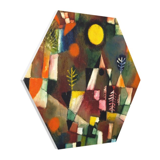 Bilder auf Hartschaumplatte Paul Klee - Der Vollmond