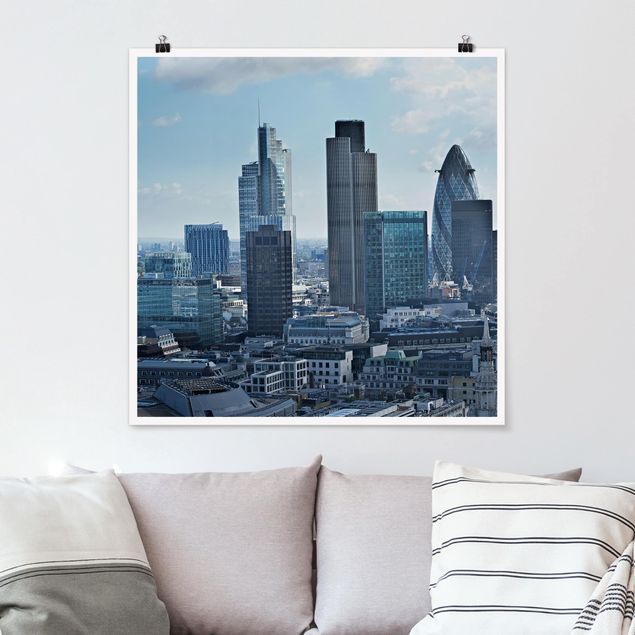 Poster - London Skyline - Quadrat 1:1