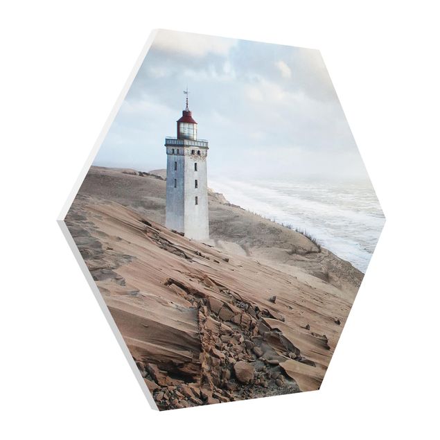 Hexagon Bild Forex - Leuchtturm in Dänemark