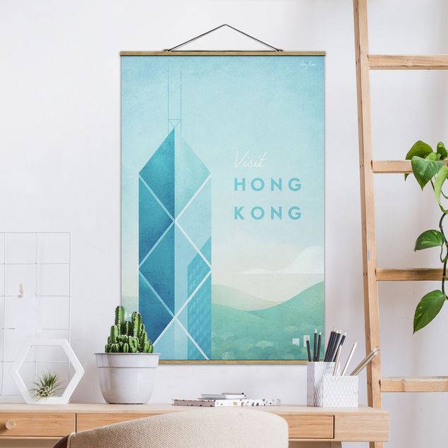 Henry Rivers Bilder Reiseposter - Hong Kong