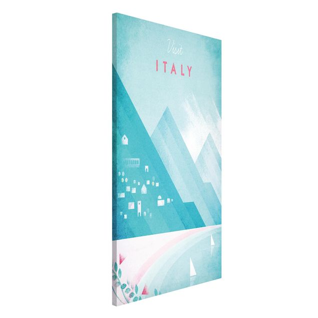 Magnettafel Skyline Reiseposter - Italien
