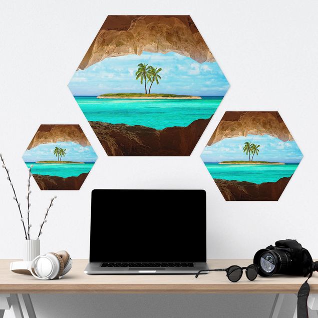 Hexagon Bild Forex - Blick ins Paradies