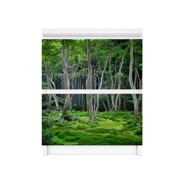Klebefolie grün Japanischer Wald