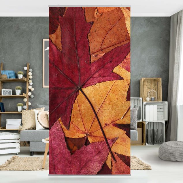 Raumtrenner Vorhang Coloured Leaves