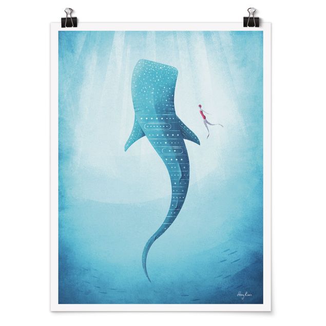 Poster Kunstdruck Der Walhai