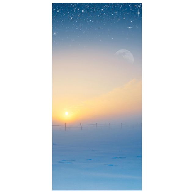 Raumteiler - Wintermorgen 250x120cm