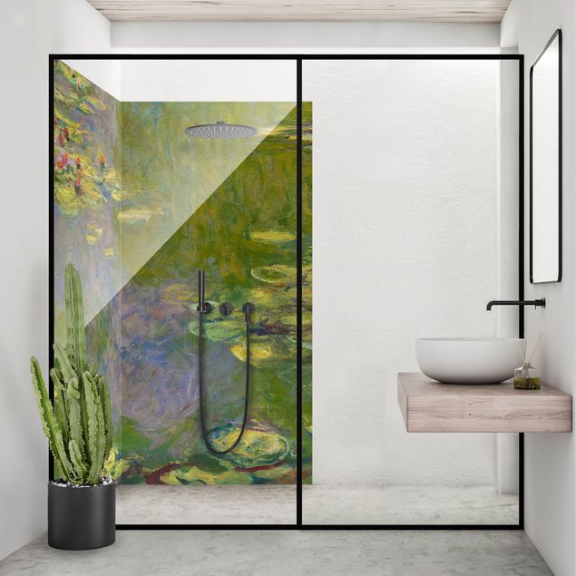 Duschrückwand Grün Claude Monet - Grüne Seerosen