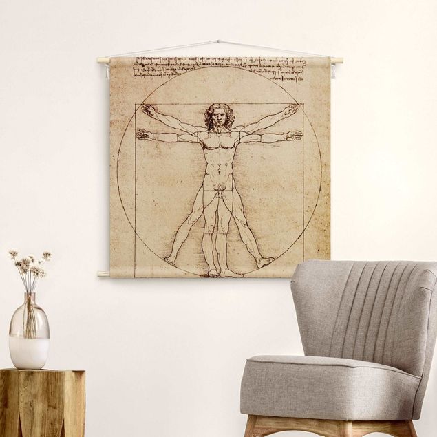 Wandbehang Tuch Da Vinci
