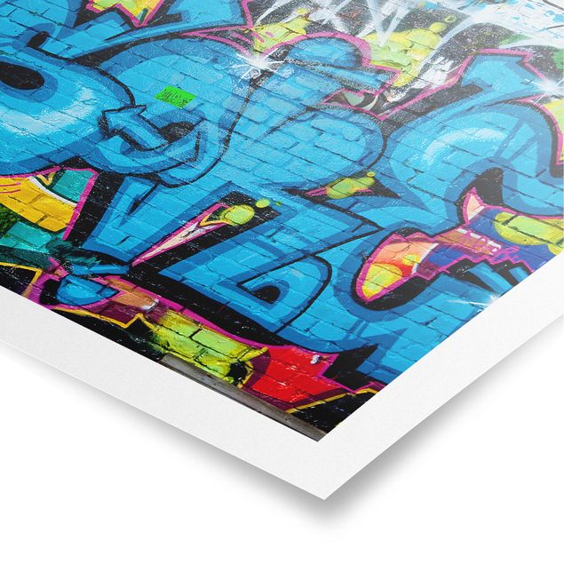 Poster - Colours of Graffiti - Quadrat 1:1