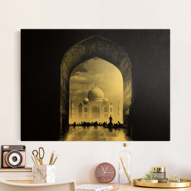Leinwandbilder XXL Das Tor zum Taj Mahal
