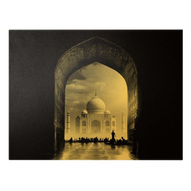 Bilder auf Leinwand Das Tor zum Taj Mahal
