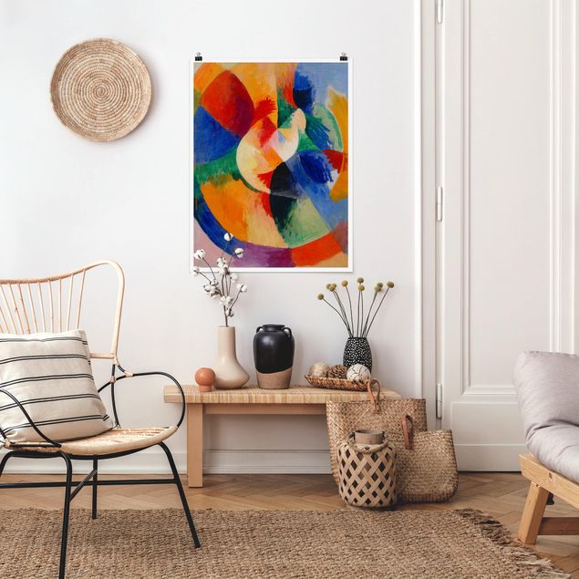 Kunstkopie Poster Robert Delaunay - Kreisformen, Sonne