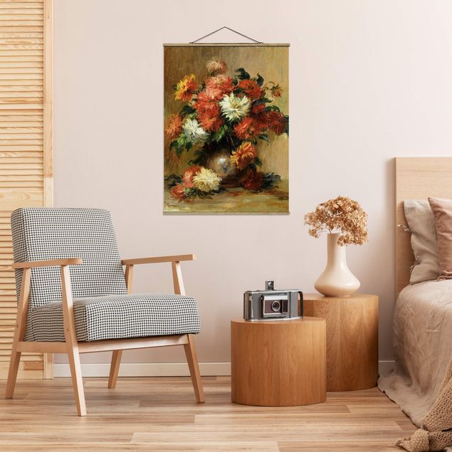 Wandbilder Auguste Renoir - Stillleben mit Dahlien