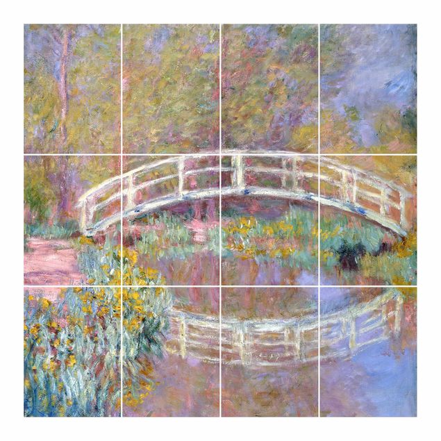 Kunstdrucke Claude Monet - Brücke Monets Garten