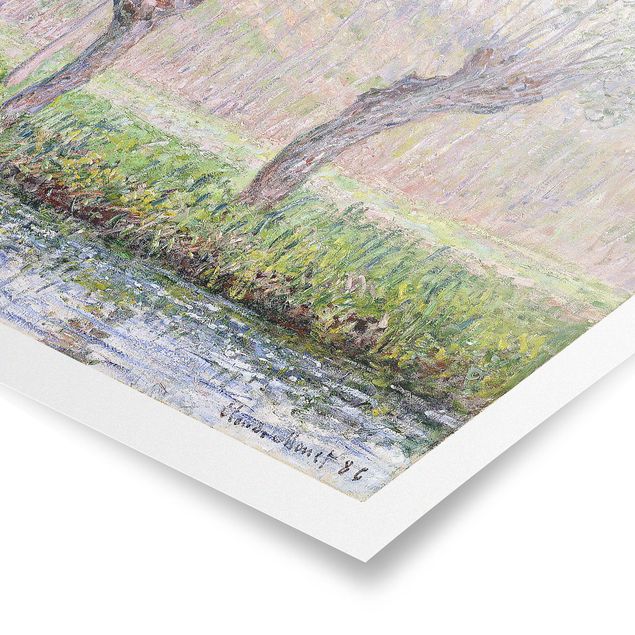 Wandbilder Claude Monet - Weidenbäume Frühling
