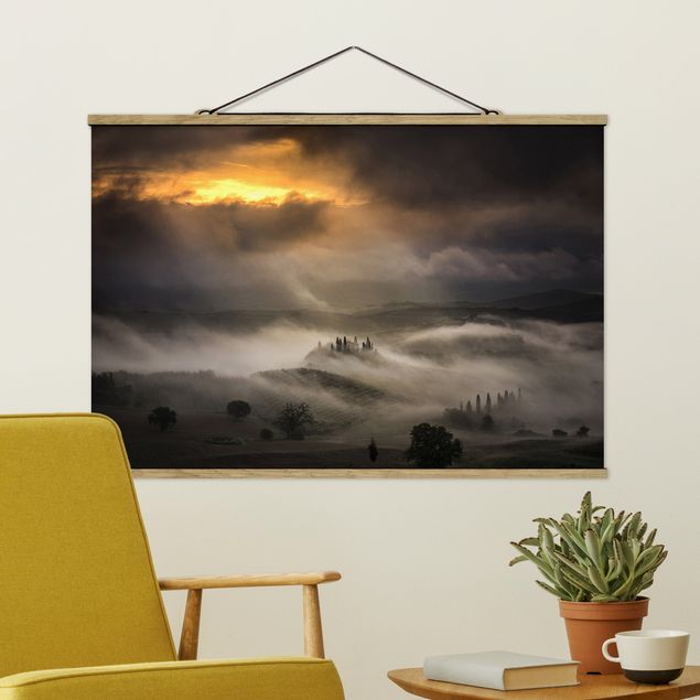 Schöne Wandbilder Nebelwellen