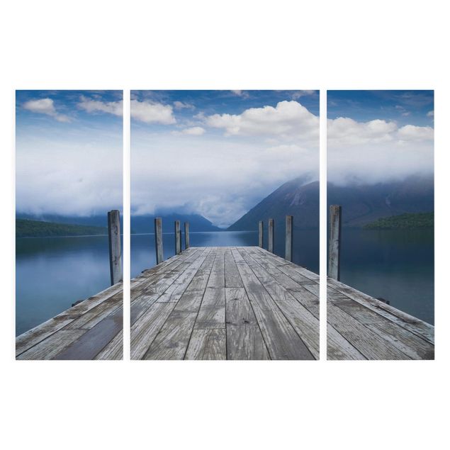 Bilder auf Leinwand Nelson Lakes National Park Neuseeland