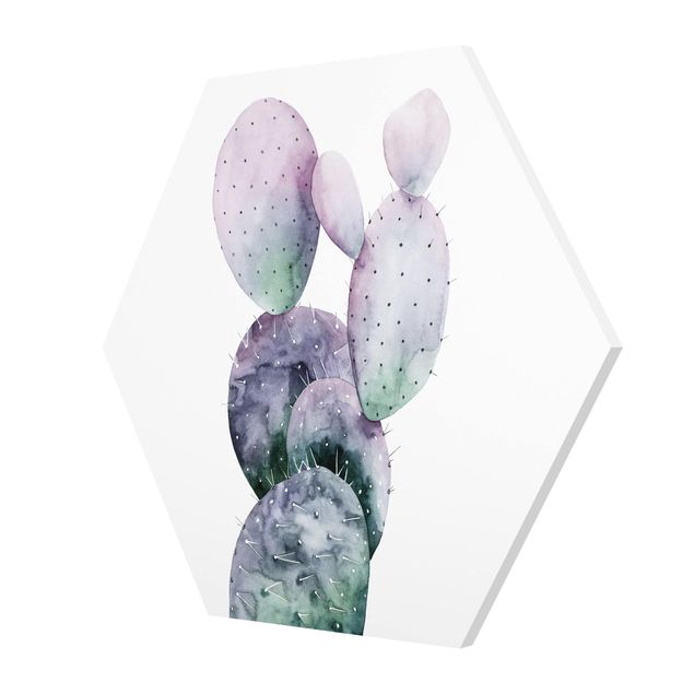 Hexagon Bild Forex - Kaktus in Lila I