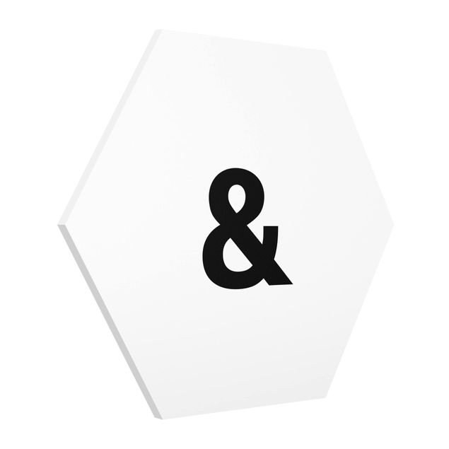 Hexagon Bild Forex - Buchstabe Weiß &