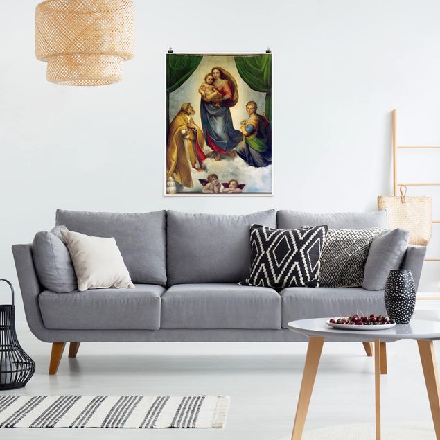 Kunstdrucke Poster Raffael - Die Sixtinische Madonna