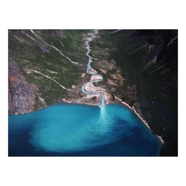 Bilder für die Wand Fluss in Grönland