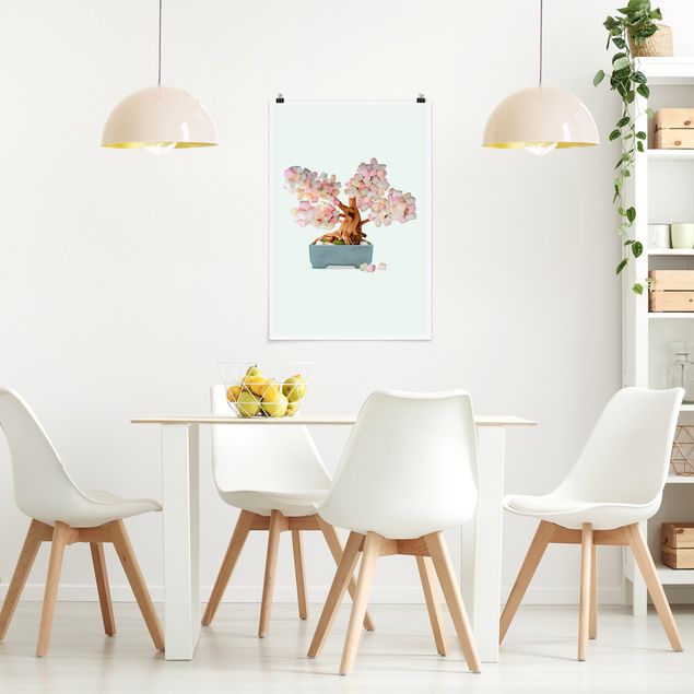 Schöne Wandbilder Bonsai mit Marshmallows