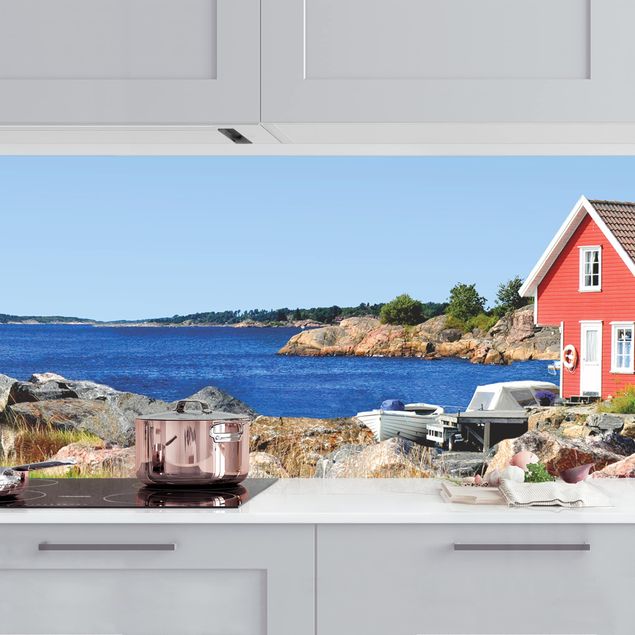 Küchenrückwände Platte Urlaub in Norwegen