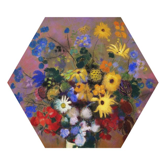 Kunstdrucke Odilon Redon - Blumen in einer Vase