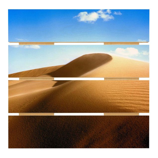 Holzbild - Fantastic Dune - Quadrat 1:1