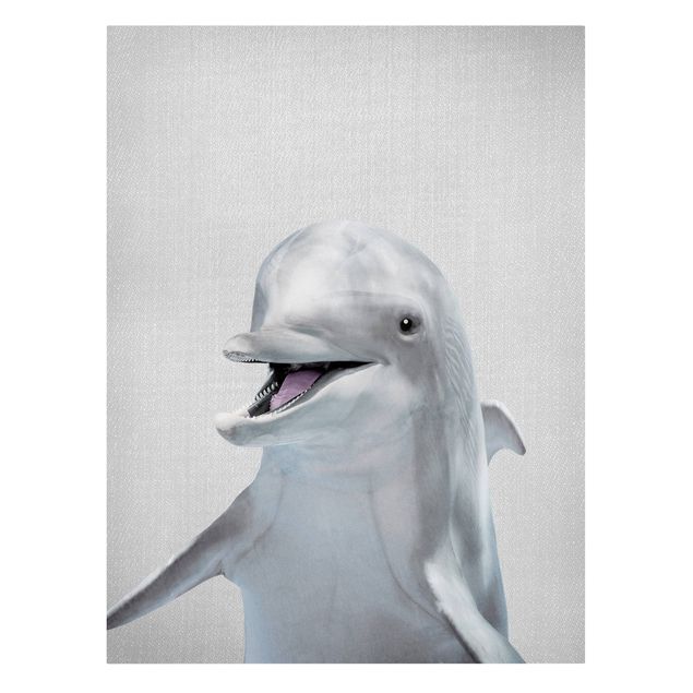 Tierbilder auf Leinwand Delfin Diddi
