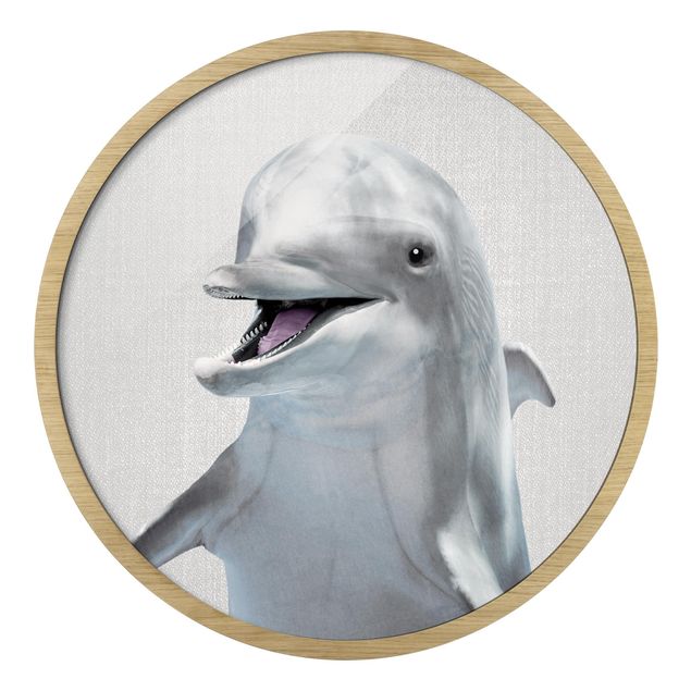 Bilder mit Rahmen Delfin Diddi