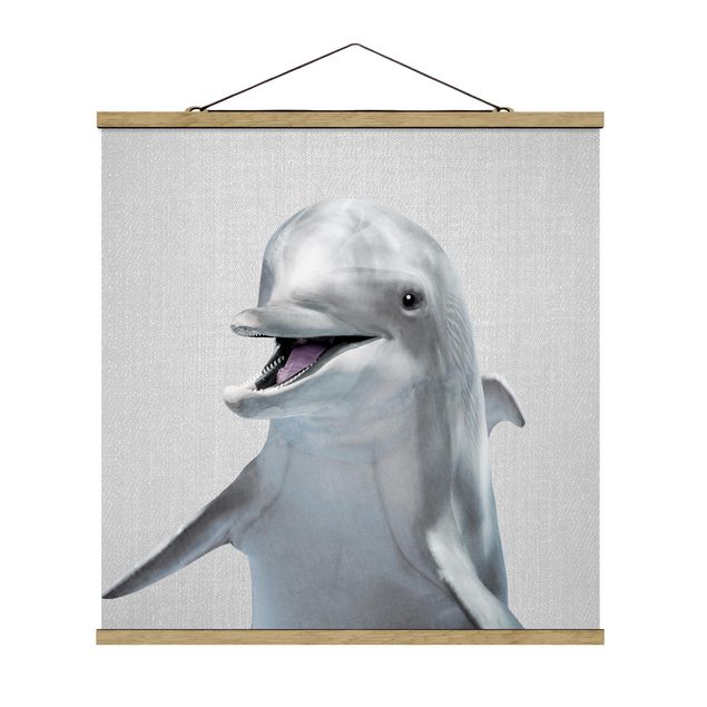 Poster Tiere Delfin Diddi