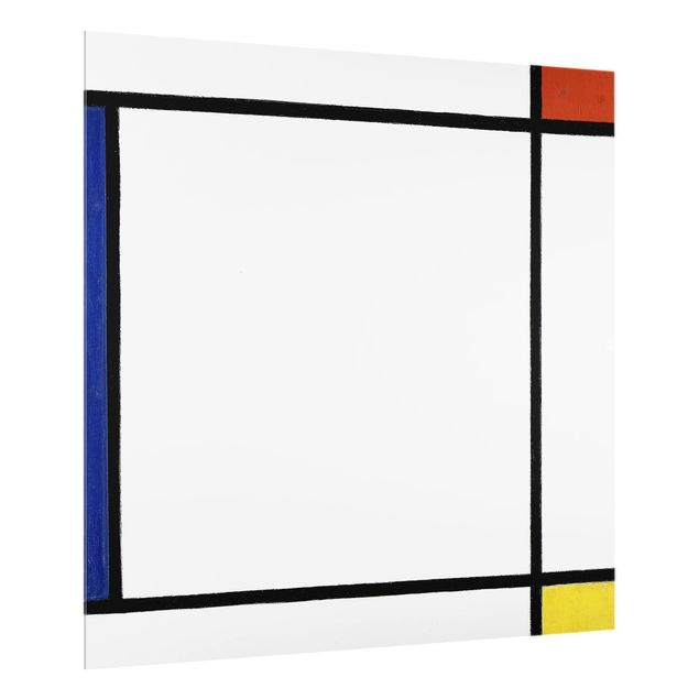 Spritzschutz Glas magnetisch Piet Mondrian - Komposition III