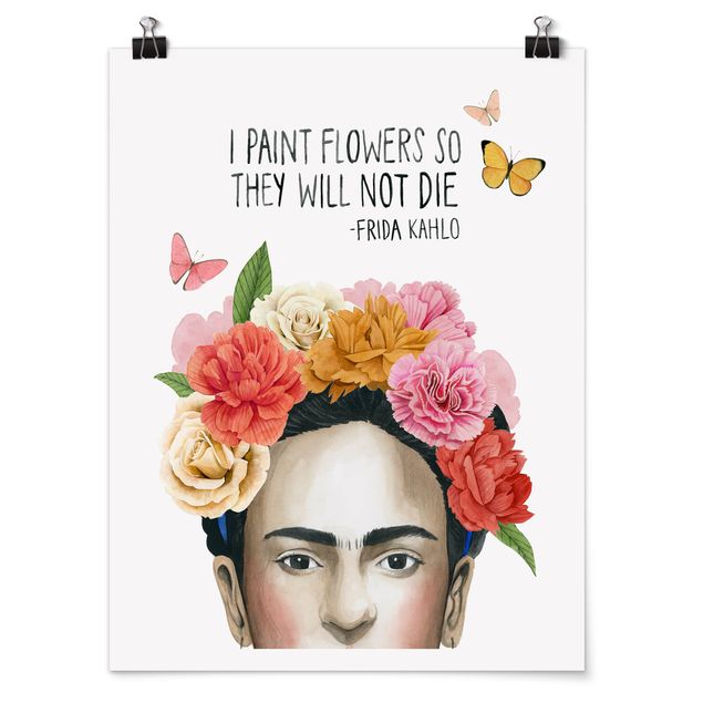 Schöne Wandbilder Fridas Gedanken - Blumen