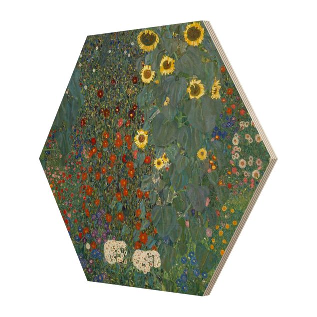 Kunstkopie Gustav Klimt - Garten Sonnenblumen