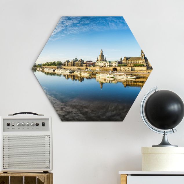 Bilder für die Wand Die Weiße Flotte von Dresden