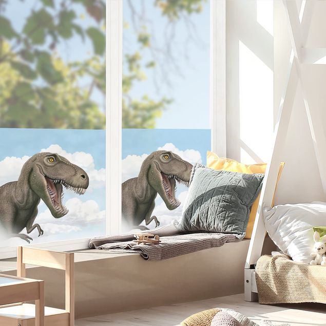 XXL Fensterbilder Dinosaurier T - Rex