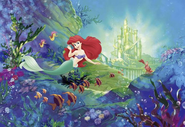 Tapete Fisch Disney Arielle´s Schloss