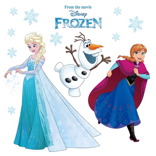 Fensterfolie Tiere Disney's Die Eiskönigin - Schneeflocke