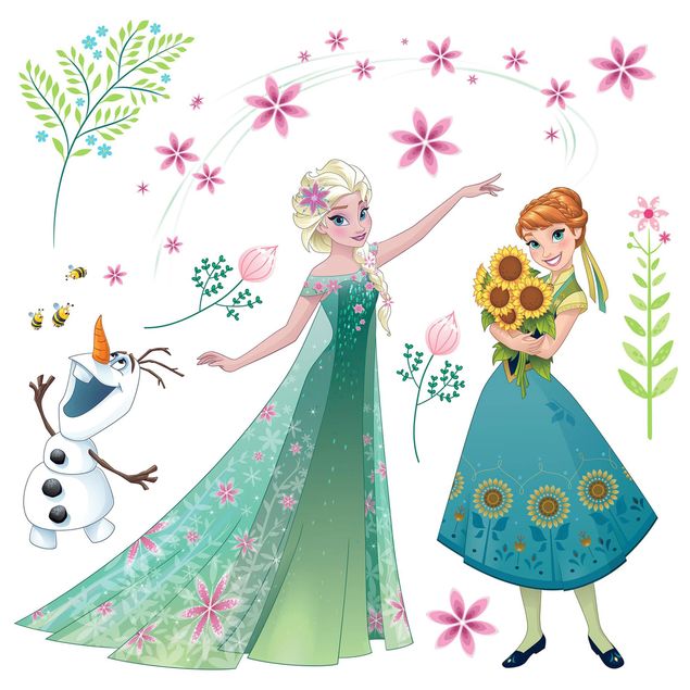 Fensterfolie Motiv Tiere Disney's Die Eiskönigin - Blume