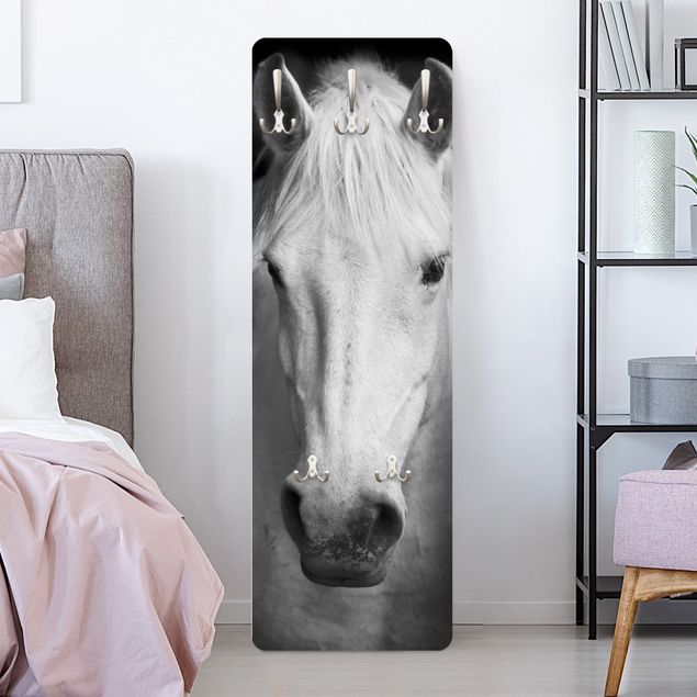 Garderobenpaneel weiß Dream of a Horse