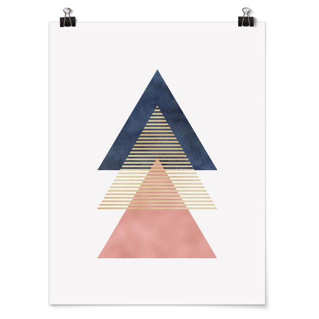 Poster bestellen Drei Dreiecke