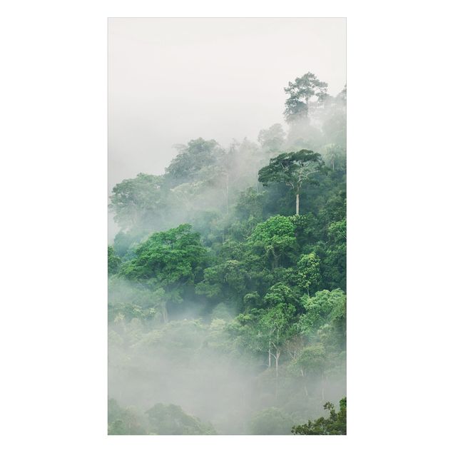 Duschrückwände Dschungel im Nebel