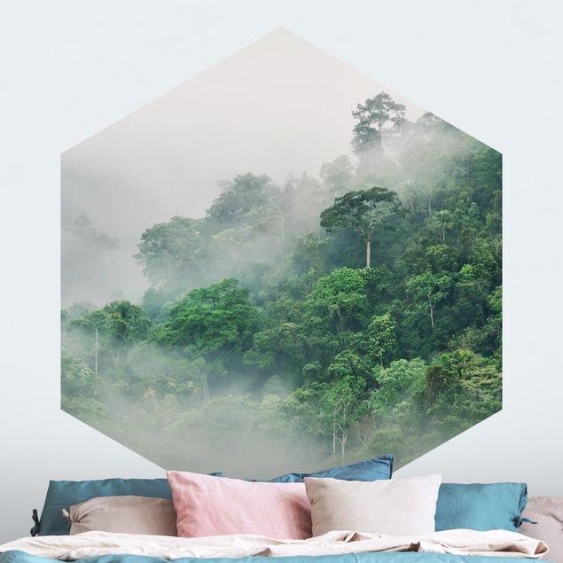 Fototapete Nebelwald Dschungel im Nebel