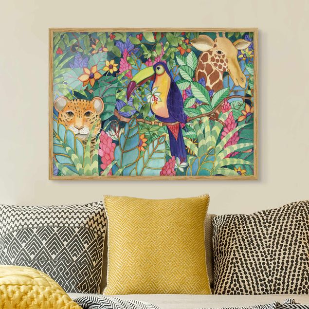 Wandbilder Tiere Dschungel