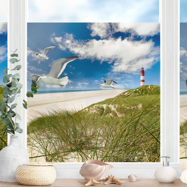 Fensterbild Landschaft Dune Breeze