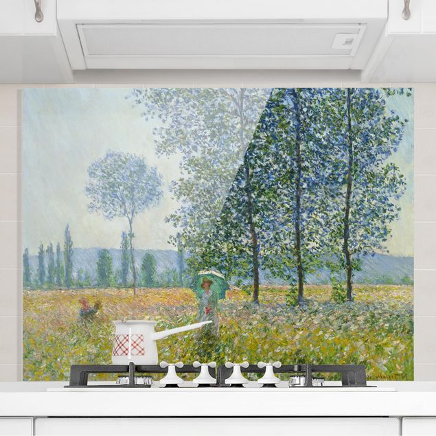 Kunstdrucke Impressionismus Claude Monet - Felder im Frühling