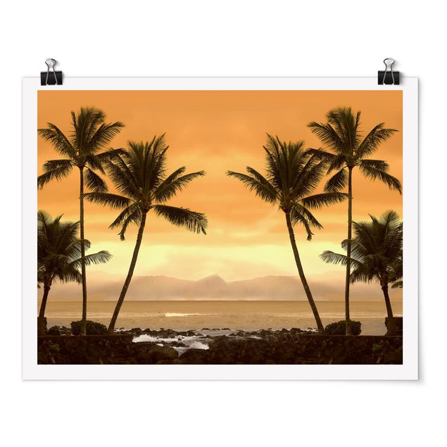 Wandbilder Caribbean Sunset II