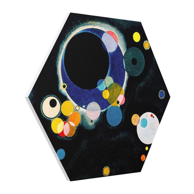 Foto auf Hartschaumplatte Wassily Kandinsky - Skizze Kreise